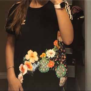 Adidas exclusive elephant floral top